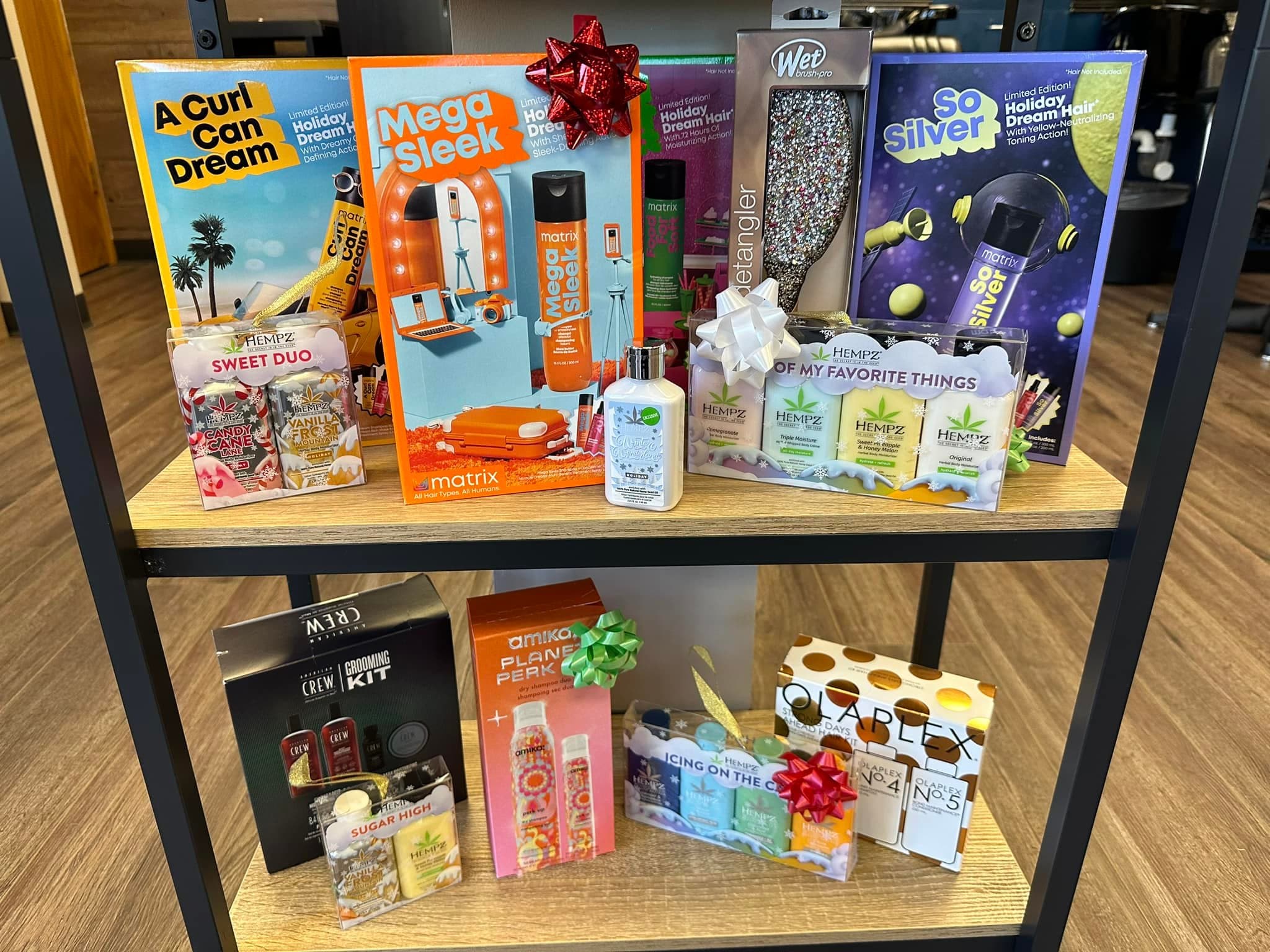 Professional hair product display